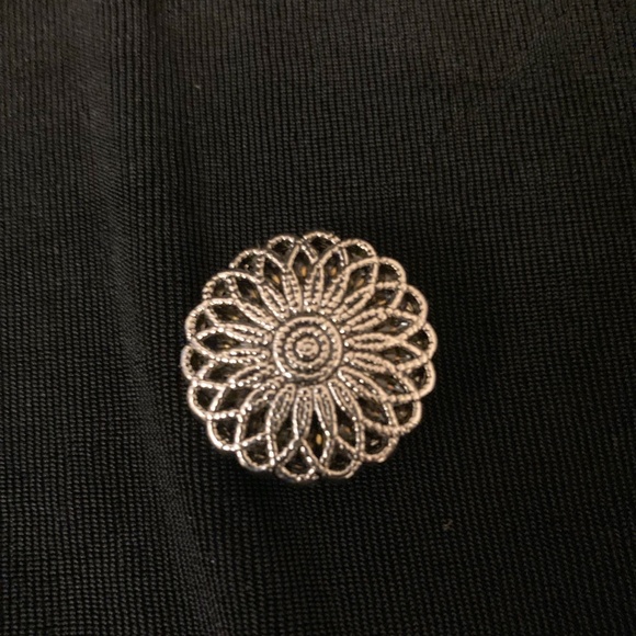 Silver vintage button covers. Set of six. - Picture 7 of 9